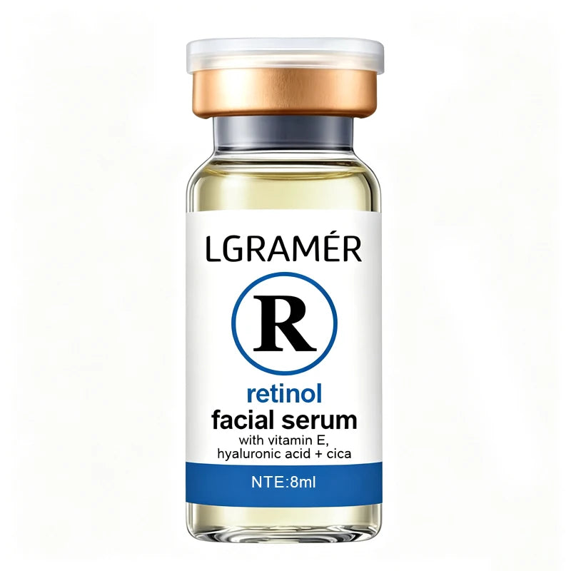  Face Serum Trio-Vitamin C,Retinol & Hyaluronic Acid Anti-Aging Serums for Face,Skincare Routine -Brightening,Facial Serums 8ml Peaceful Pleasures Health and Wellness Retinol 8ml-10pcs