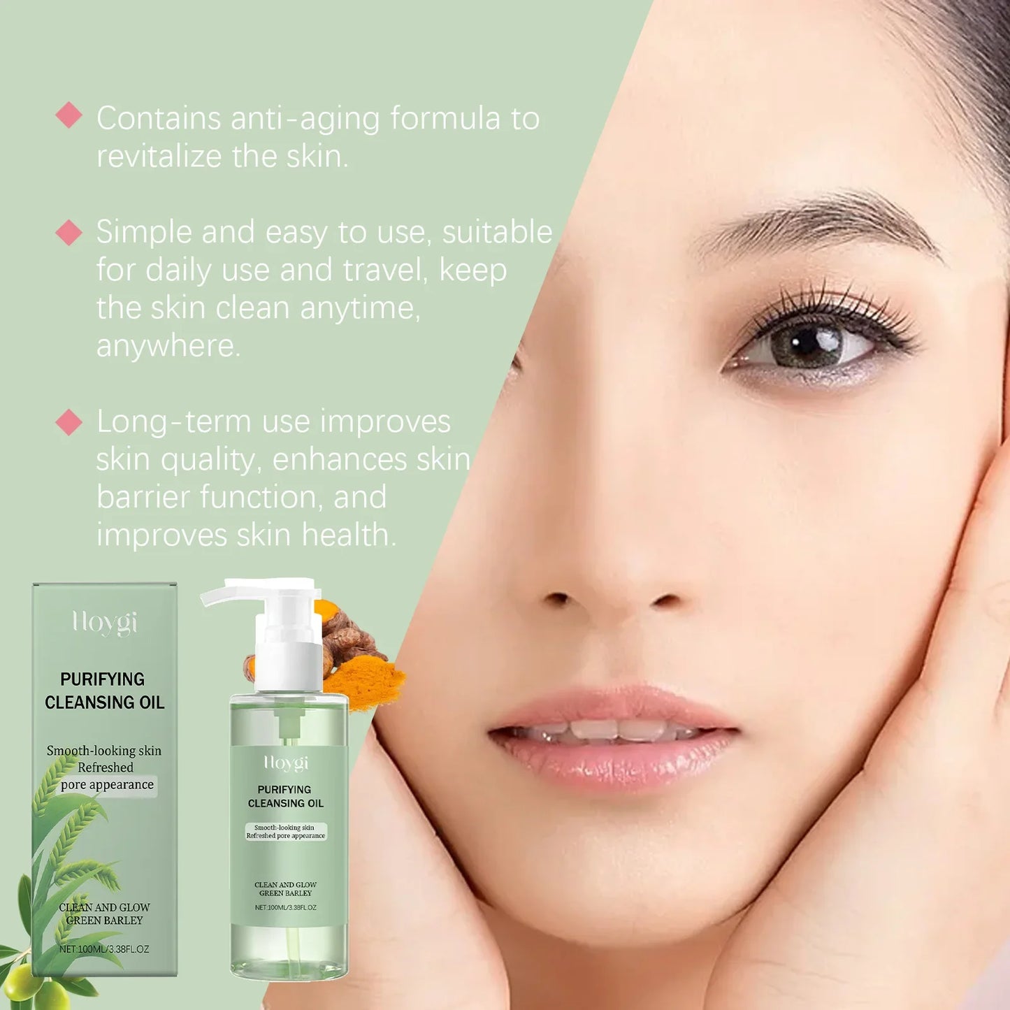 Non-Greasy Facial Cleansing Oil – Makeup Remover & Pore Cleanser