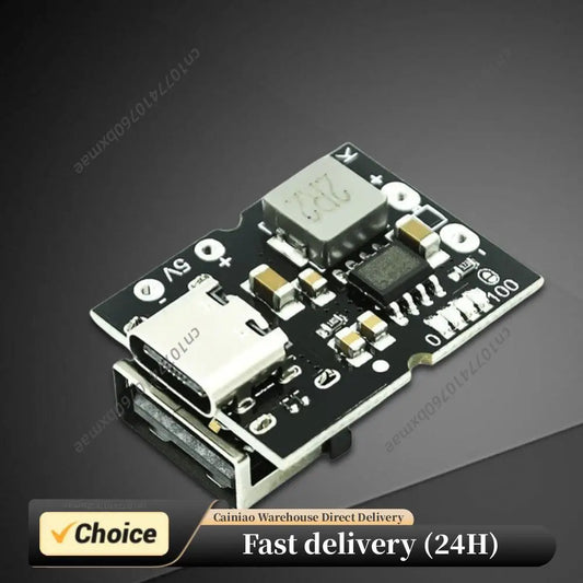 5V 2A Charge Discharge Integrated Module Type-C Input Charging Boost Power Board Support 4.2V Lithium Battery High-precision Peaceful Pleasures Health and Wellness