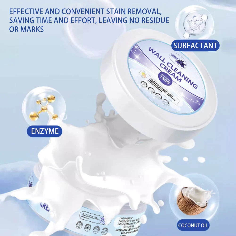 Multi-Purpose Wall Cleaning Conditioning Cream Stain Removal Powerful Renovation Solid-Paste Easy Application Wall Repair Tool Peaceful Pleasures Health and Wellness