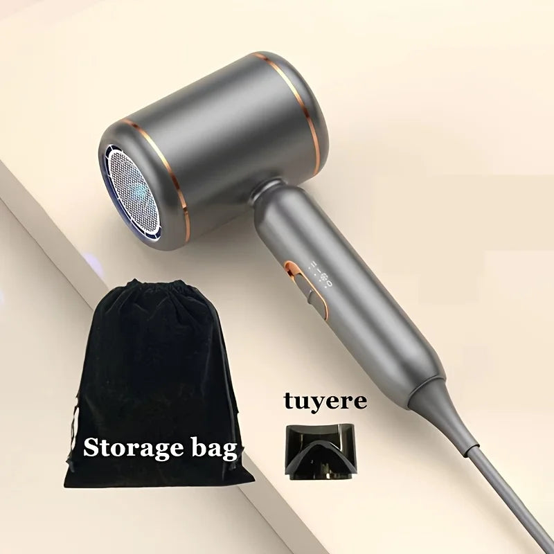 High-Speed Hair Dryer with Blow Nozzle, Intelligent Temperature Control, Low Noise, Negative Ion Hair Dryer, Suitable for Home and Travel Use Peaceful Pleasures Health and Wellness