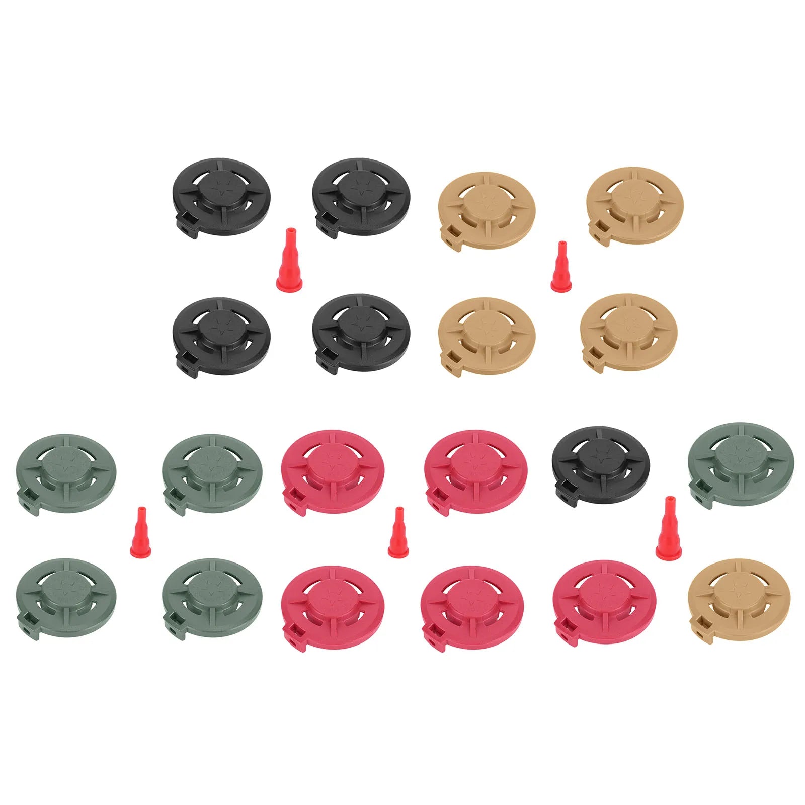 Four-color Long Gas Tank Protective Cover Caps Outdoor CB Tank Cassette Gas Tank Dust Cover Leak-proof Protective Cover Lids Peaceful Pleasures Health and Wellness