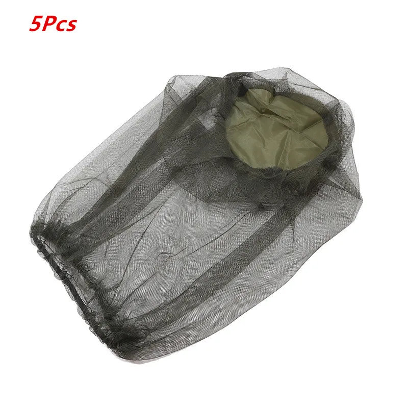 Mosquito Head Net Face Protector | Fine Mesh Bug Screen Cap