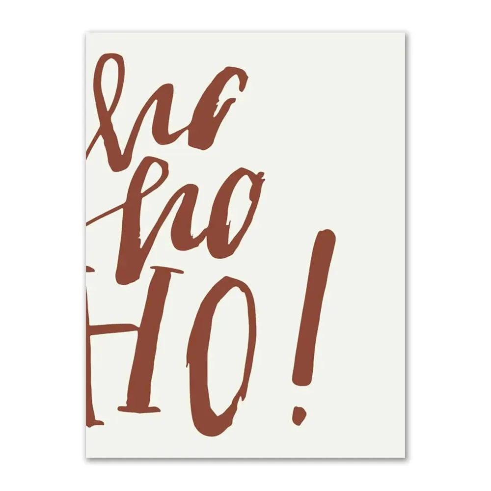 Vintage Christmas Tree Canvas Wall Art | Unframed Holiday Print