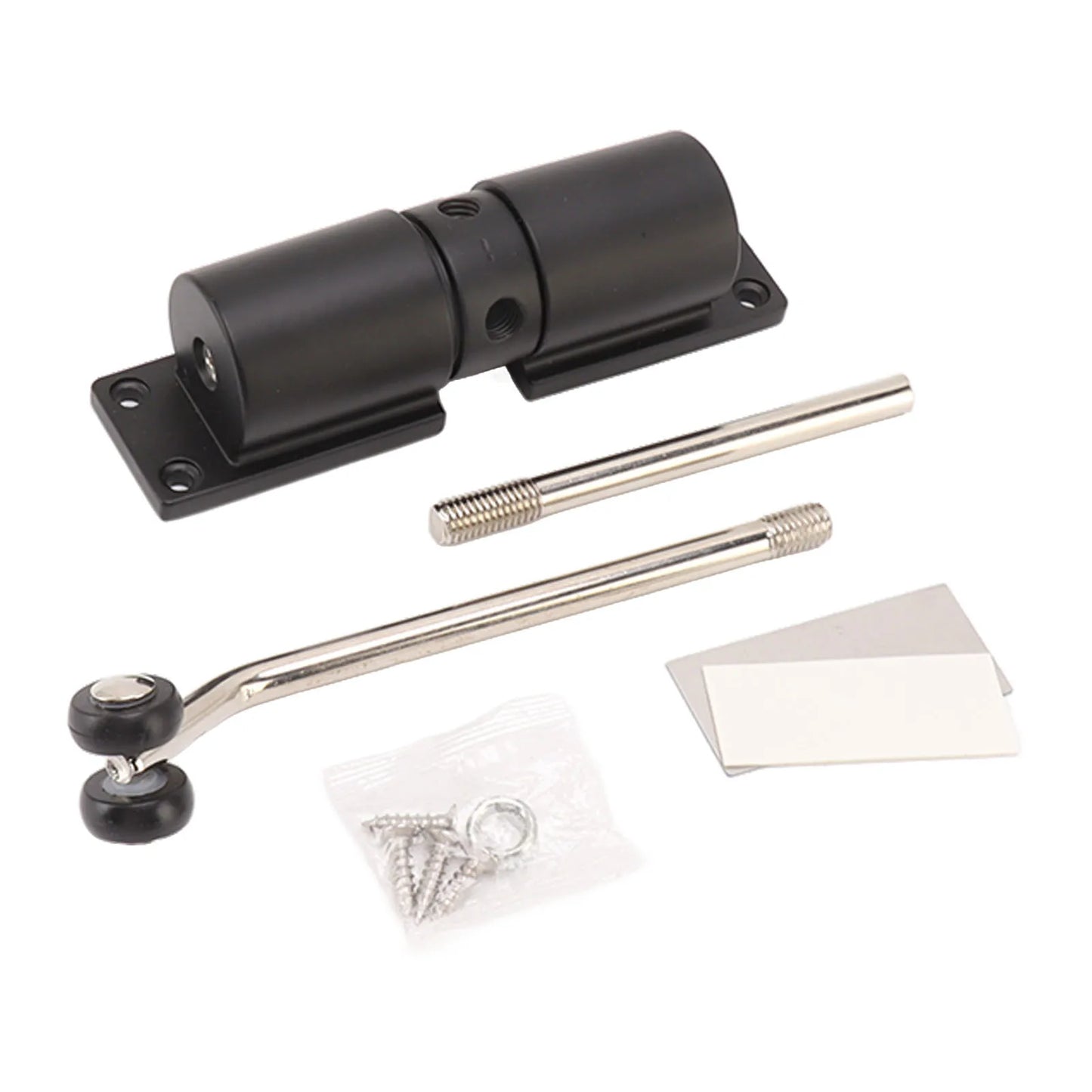 Automatic Door Closer Quiet Aluminum Alloy Self Closing Door Mechanism for Home Hotel Office Door Closer Spring Door Closer Peaceful Pleasures Health and Wellness Door Closer