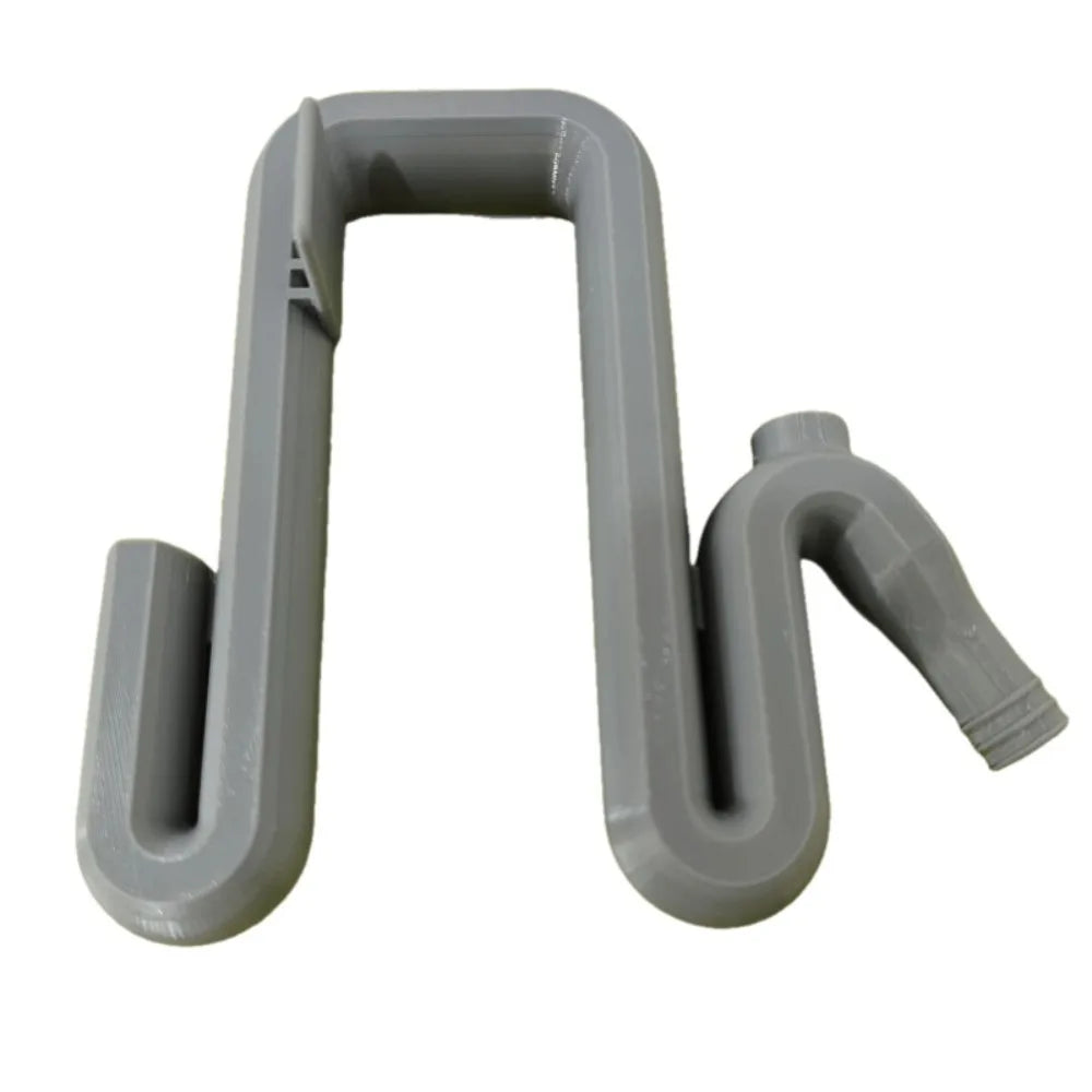 Self-priming Design Rainwater Transfer Pipe Siphon Mechanism PP Overflow Pipe Easy Installation Self-priming Siphon Hose Peaceful Pleasures Health and Wellness Grey
