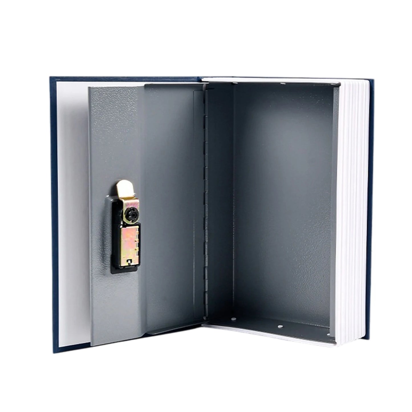 Diversion Book Safe Storage Box with Combination Lock Secret Metal Locks Boxes Large Capacity for Birthday Holiday Gift Peaceful Pleasures Health and Wellness