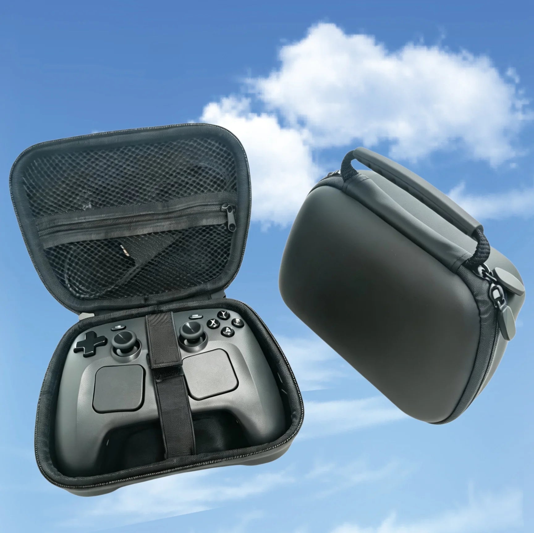 PU Storage Bag For Steam Controller 2 Dust-Proof Storage Pouch Shock-Resistant And Drop-Proof Features A Mesh Pocket Peaceful Pleasures Health and Wellness