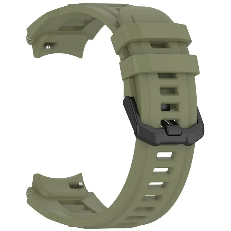 Official Silicone Strap for Amazfit T-REX 3 Pro Smart Watch Strap Watchband Sport Wristband Bracelet for T-Rex3 Pro Accessory Peaceful Pleasures Health and Wellness Dark Green for T-REX 3 Pro