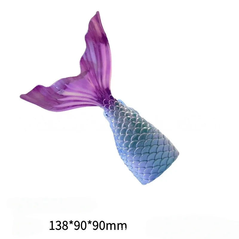 Windproof Beach Towel Clips for Chairs, Racks & Patio Beach Towel Clips Peaceful Pleasures Health and Wellness Purple fish tail