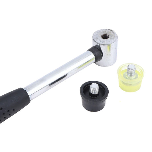 Double Face Rubber Hammer Heads 25–45mm | Replacement Pair Hammer Replacement Head Peaceful Pleasures Health and Wellness