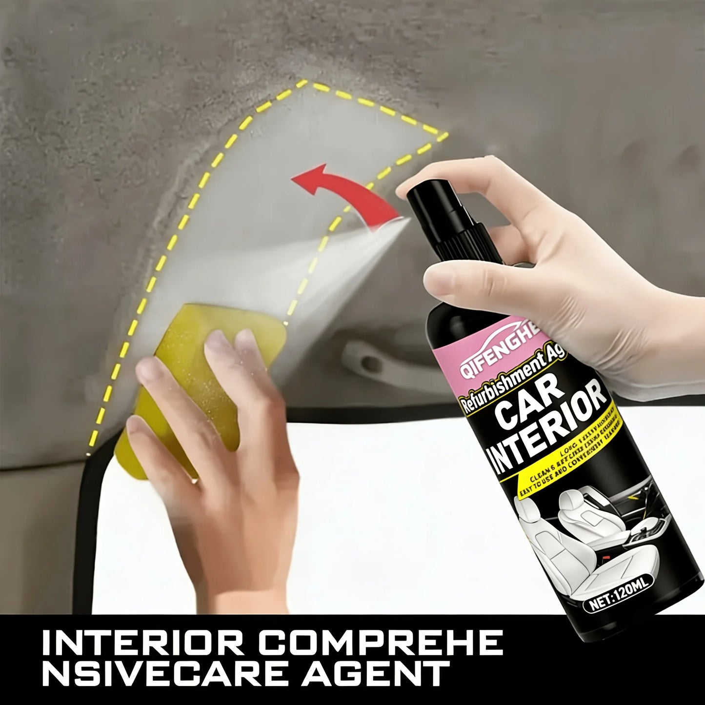Car Interior Cleaner, Seat Polish & Conditioner – Rinse-Free