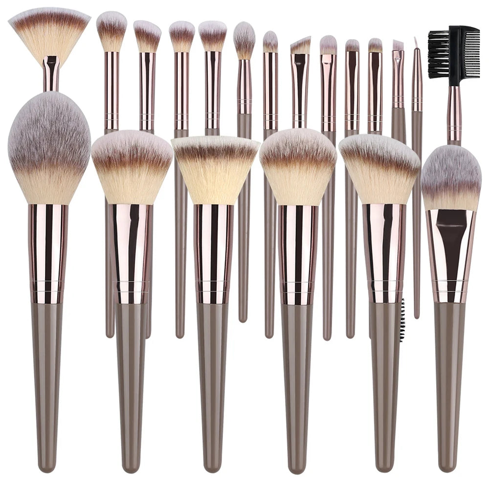 20-Piece Professional Makeup Brush Set – Full Face Kit