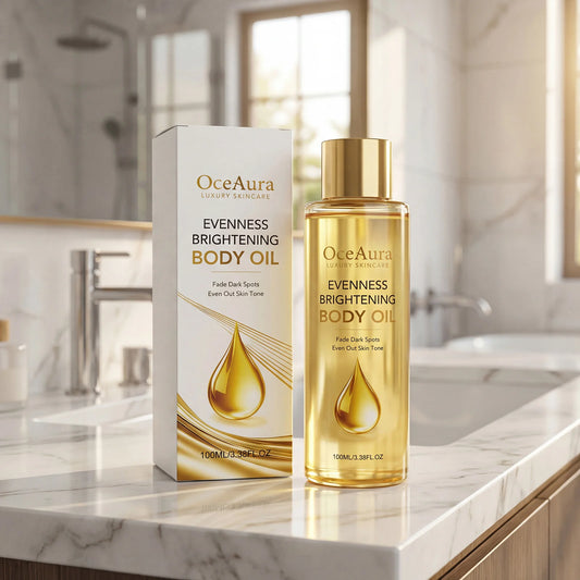 OceAura Vitamin E & Aloe Vera Glow Body Oil 100ml Glow Body Oil Peaceful Pleasures Health and Wellness