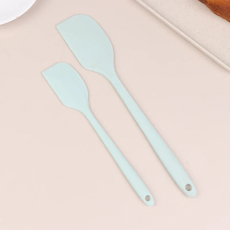 2-Piece Silicone Spatula Set – Baking Scraper & Spreader
