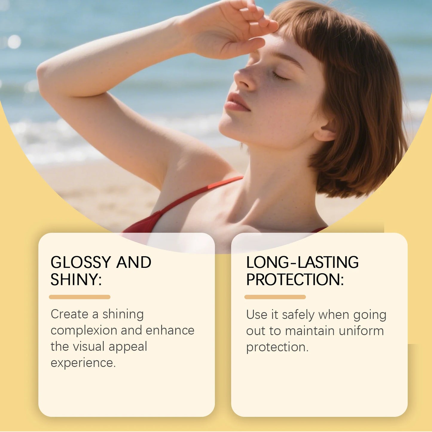 Coconut Shining Sunscreen Oil Reduce Sunburn Long Lasting Protection Skin Inhibit Melanin Production Waterproof UV Resistant Oil Peaceful Pleasures Health and Wellness