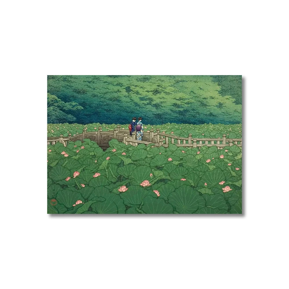 Kawase Hasui Artwork Posters and Prints Retro Japanese Landscapes Canvas Painting Wall Art Pictures for Room Office Home Decor Peaceful Pleasures Health and Wellness