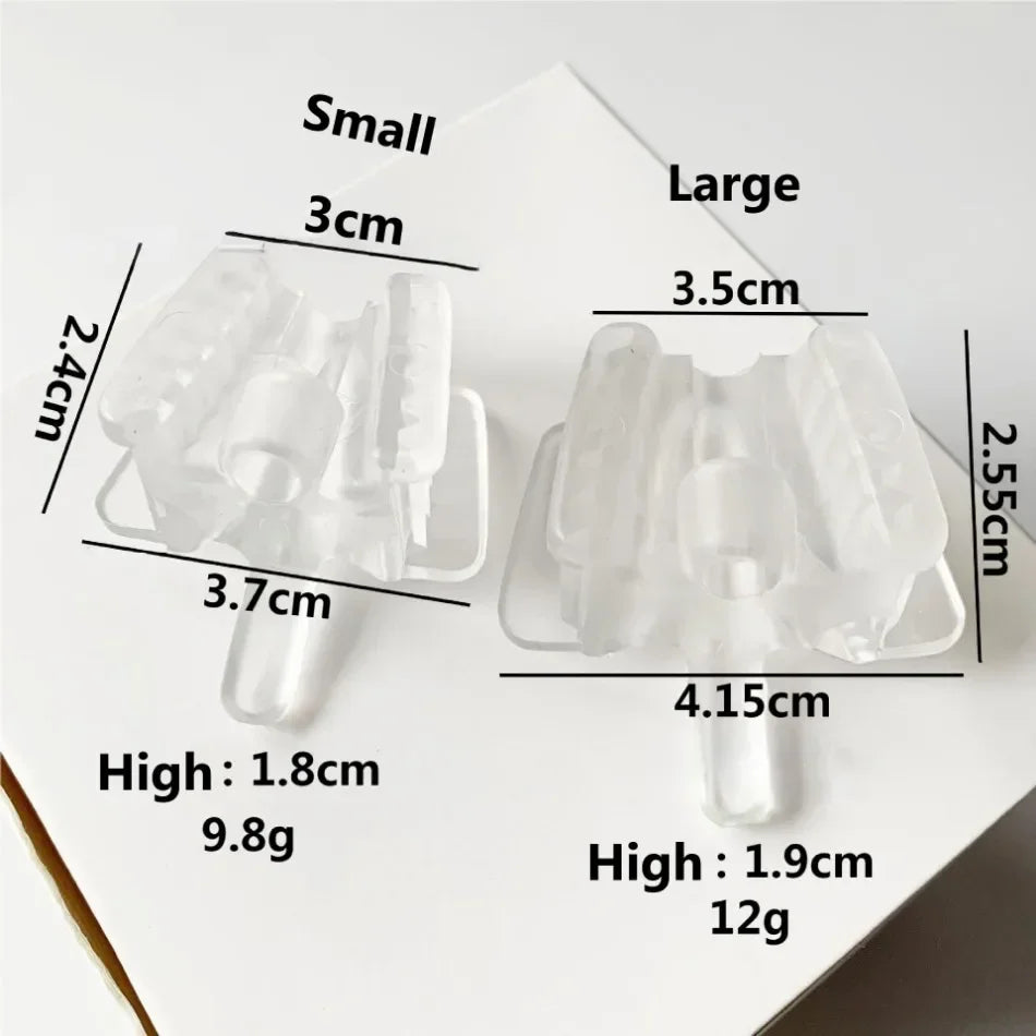 5-Pack Dental Silicone Mouth Support & Saliva Ejector Holder