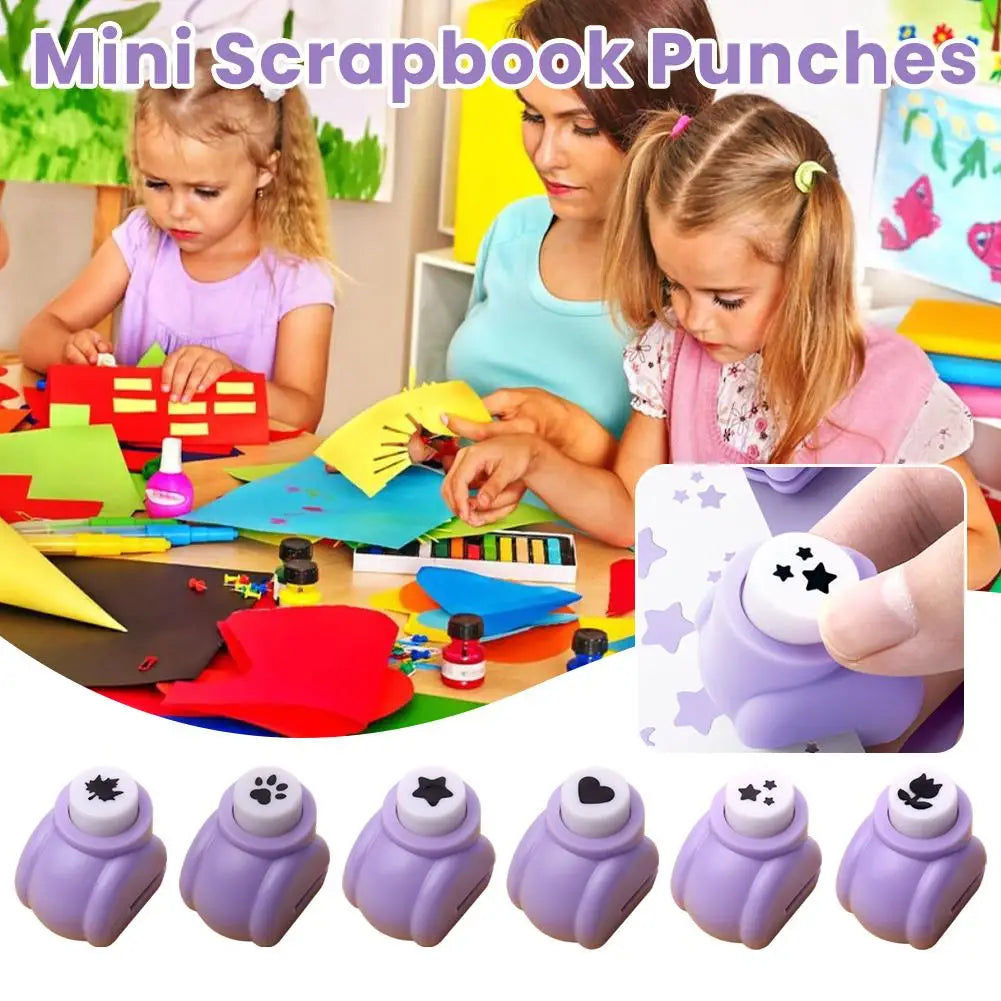 Mini Paper Craft Punch – Star, Leaf & Heart DIY Scrapbook Tool