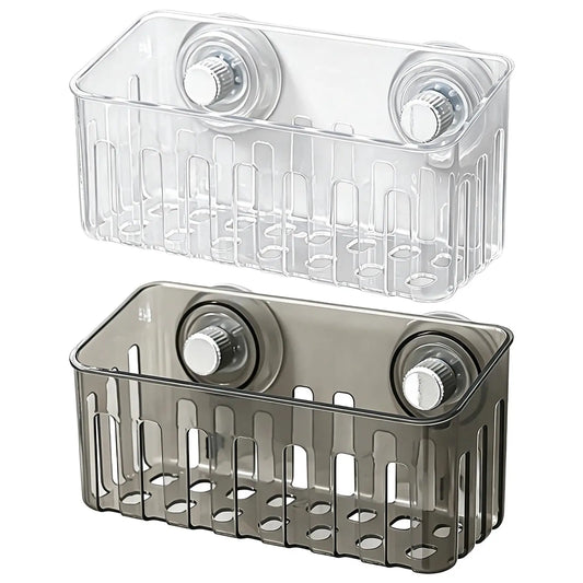 Suction Cup Sponge Holder | No-Drill Sink & Shower Organizer Sink Sponge Holder Peaceful Pleasures Health and Wellness