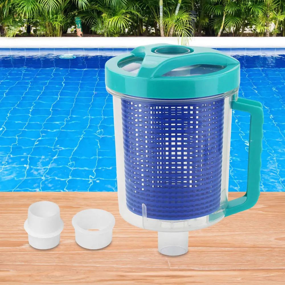 Pool Leaf Canister with Detachable Basket – Vacuum Filter Peaceful Pleasures Health and Wellness