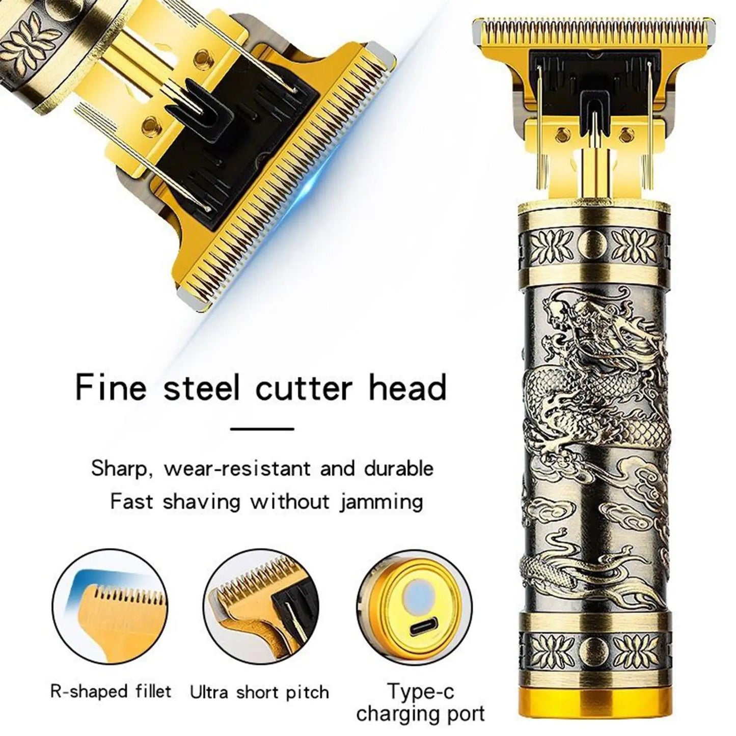 Men's Electric Hair Clipper & Shaver Set | USB Rechargeable Kit