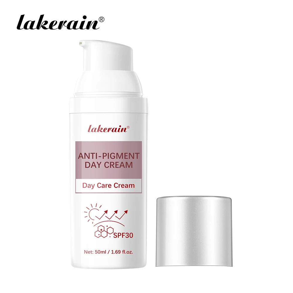 Lakerain Anti-Pigment Day Cream Smooth Blue Light Protection Effectively Reduces All Types Of Pigment Spots Skin Care Products Peaceful Pleasures Health and Wellness 1 pcs