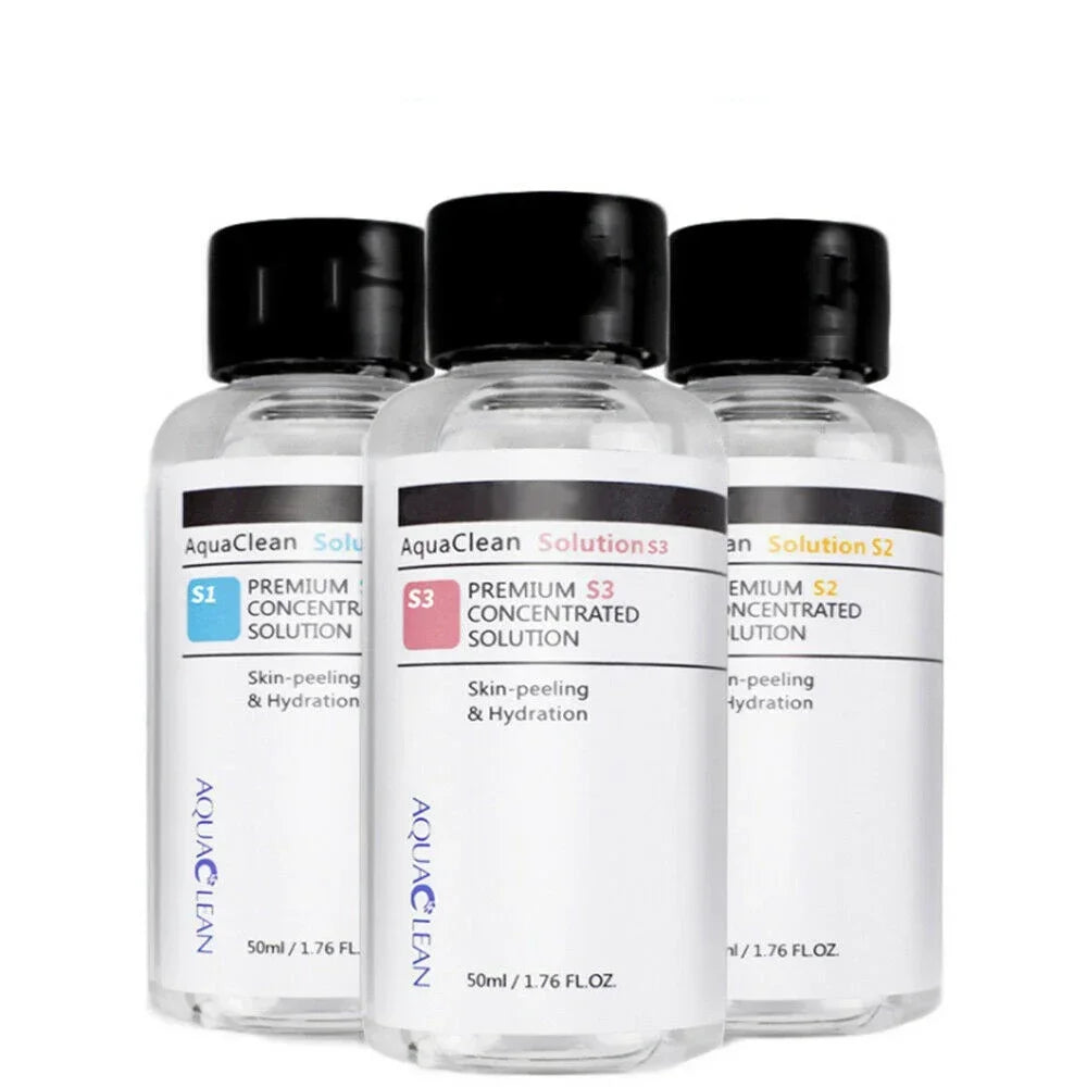 VamsLuna S1 S2 S3 Aqua Peeling Facial Serum Set | 3-Step