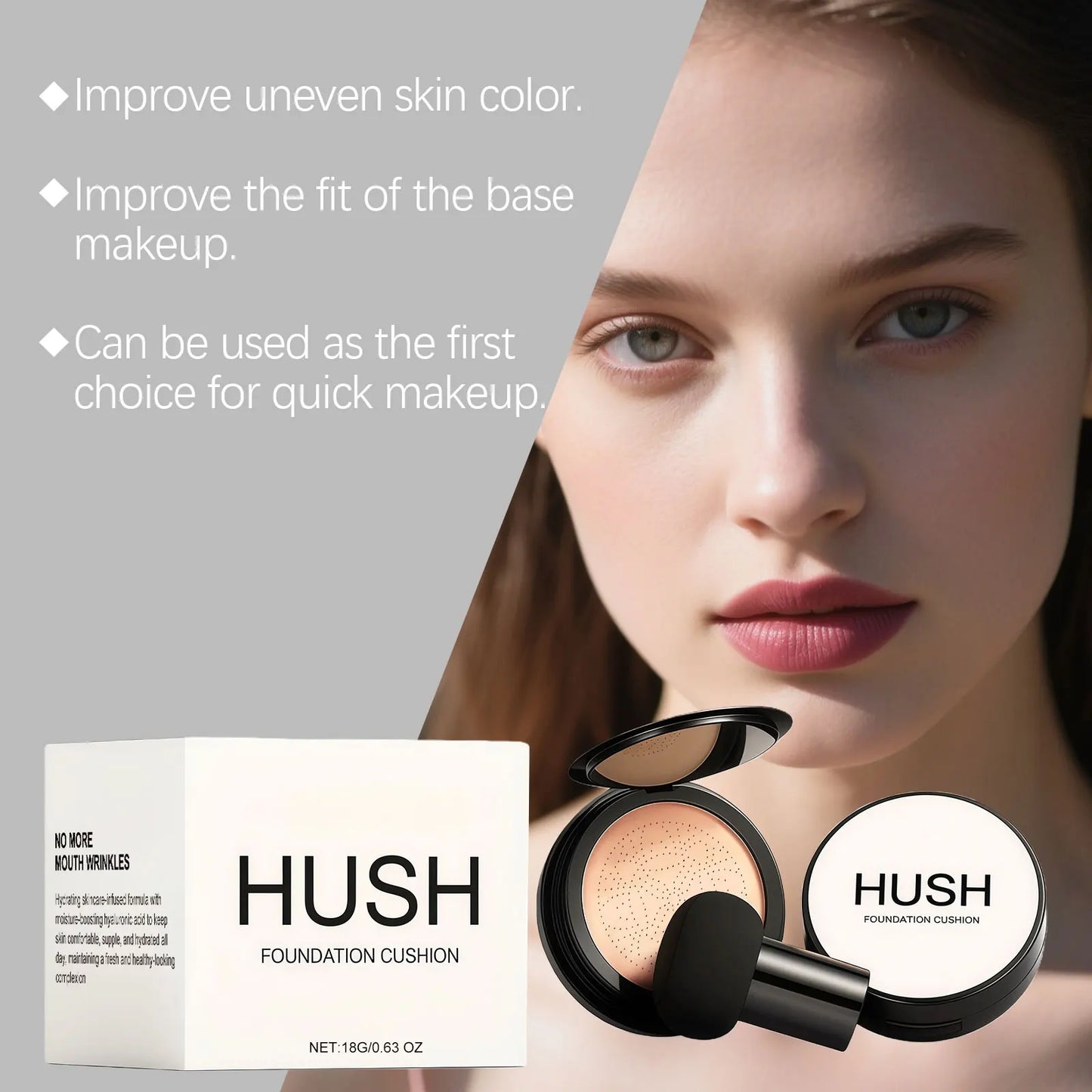 Natural Air Cushion CC Cream – Brightening & Long-Lasting