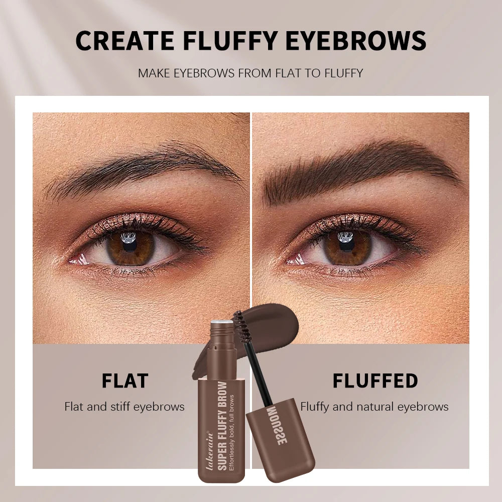 Superfluff Volumizing Brow Mousse Eyebrow Gel Thick Eyebrows Tint Tinted Brow Gel Multiple Color Long-Lasting Waterproof Makeup Peaceful Pleasures Health and Wellness