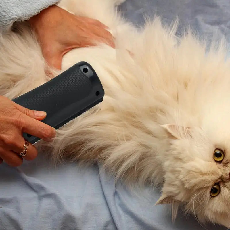 Pet Deshedding Brush for Cats & Dogs | Grooming Comb Pet Grooming Comb Peaceful Pleasures Health and Wellness