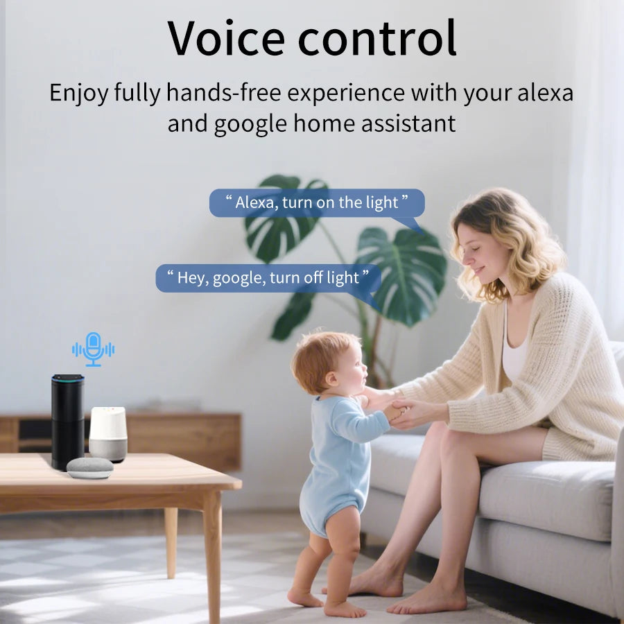1/2/3 Gang Tuya ZigBee 3.0 Breaker Smart Switch 110V 220V Smart Home Relay Module Smart Life Voice Control For Alexa Google Home Peaceful Pleasures Health and Wellness
