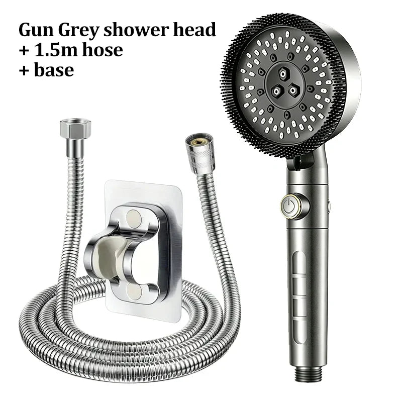 5-Mode High Pressure Handheld Shower Head with SPA Filter