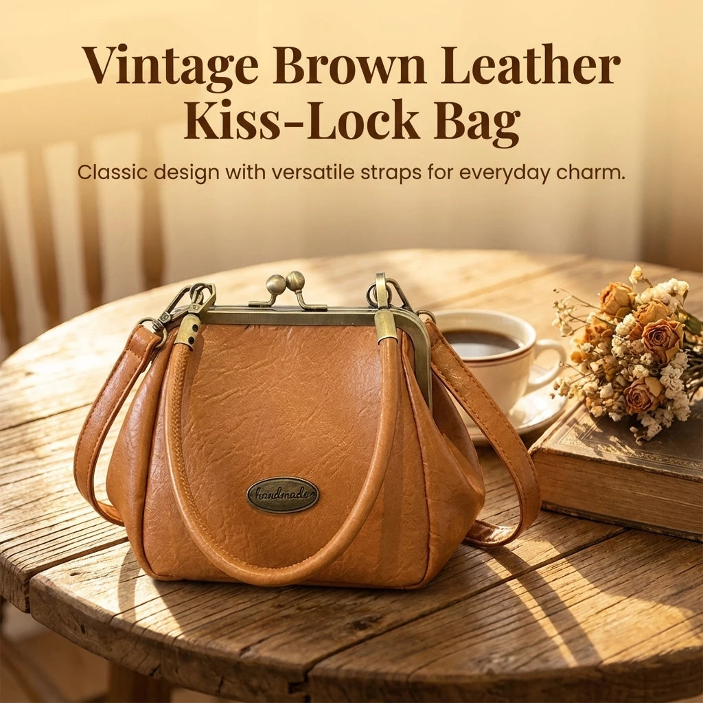 Women Mini Crossbody Bag Retro Solid Color Single Shoulder Bag Lightweight Small Purse For Daily Use Peaceful Pleasures Health and Wellness