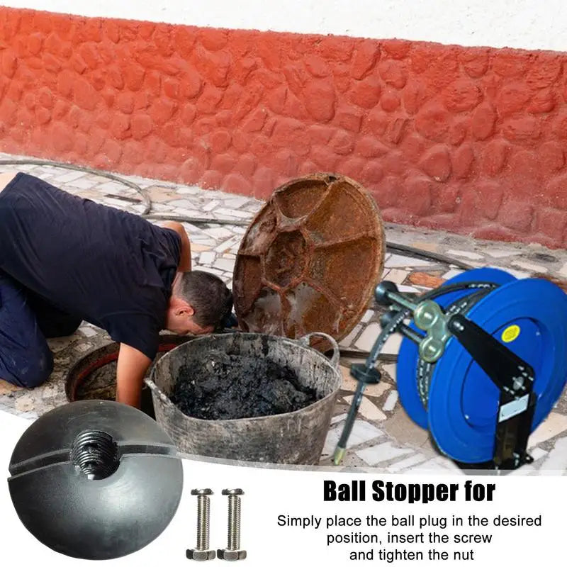 Hose Ball Stopper Durability Hose Bumper Ball Stop Hose Reel Replacement Parts Spring Tool Cord Reel Stopper For Auto Rewind Peaceful Pleasures Health and Wellness