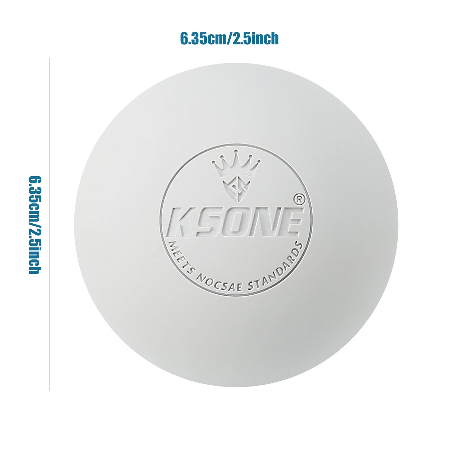Solid Color KSONE Yoga Fascia Ball,Silicone Pilates Ball For Foot Massage Muscle Relaxation Peaceful Pleasures Health and Wellness