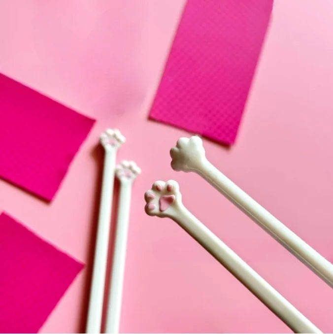 Cat Paw Chopsticks for Kids Beginners, Baby Eating Helper Training Chopsticks with Non-Slip Tips, Home Kitchen Sushi Chopstick Peaceful Pleasures Health and Wellness 2pcs