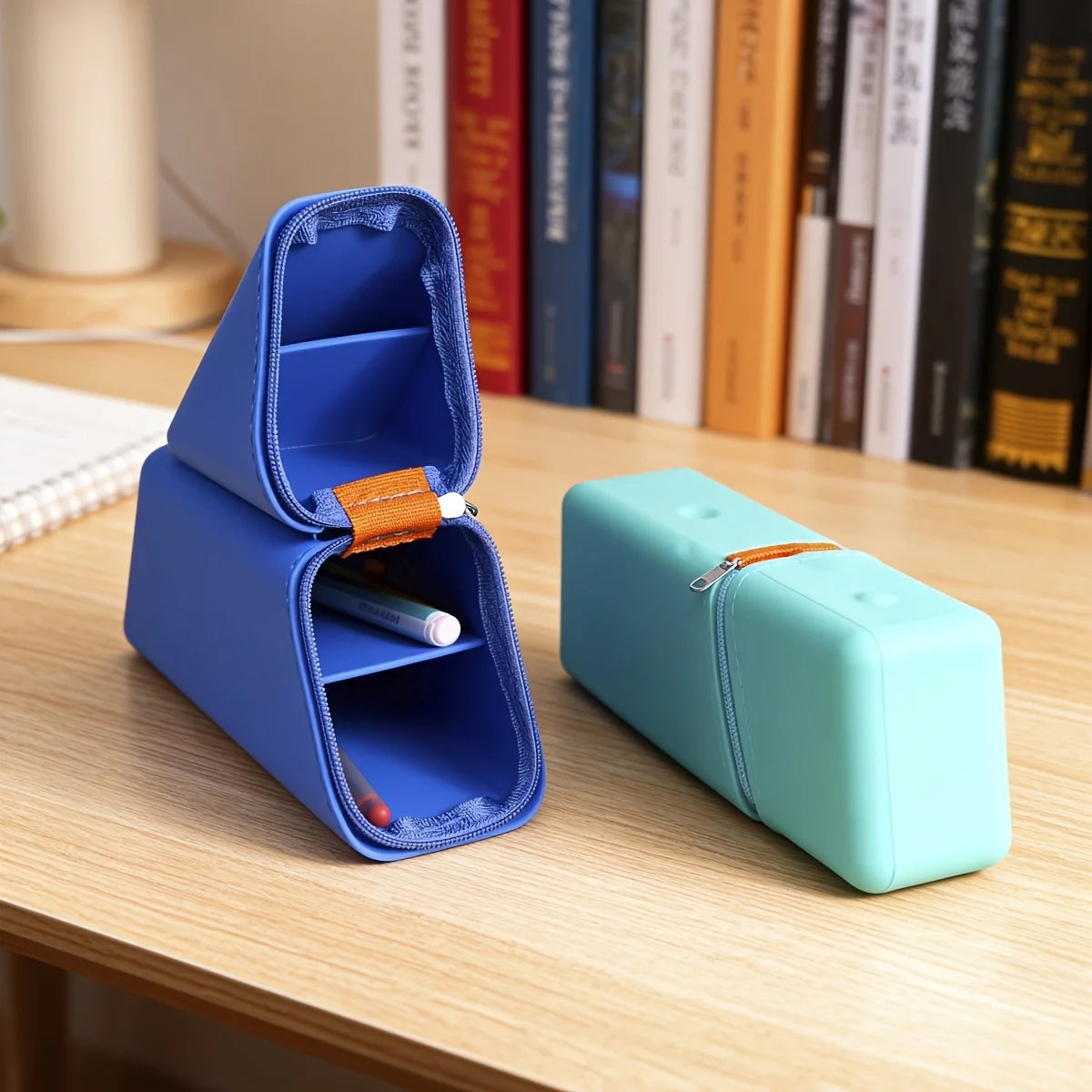 Cute Silicone Pencil Case – Large Capacity Waterproof Organizer