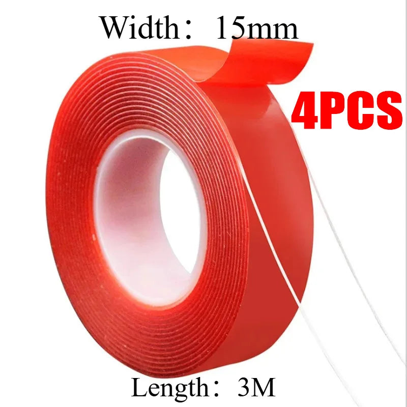 2-Pack Ultra Thin Double Sided Tape – Waterproof & Heat Resistant