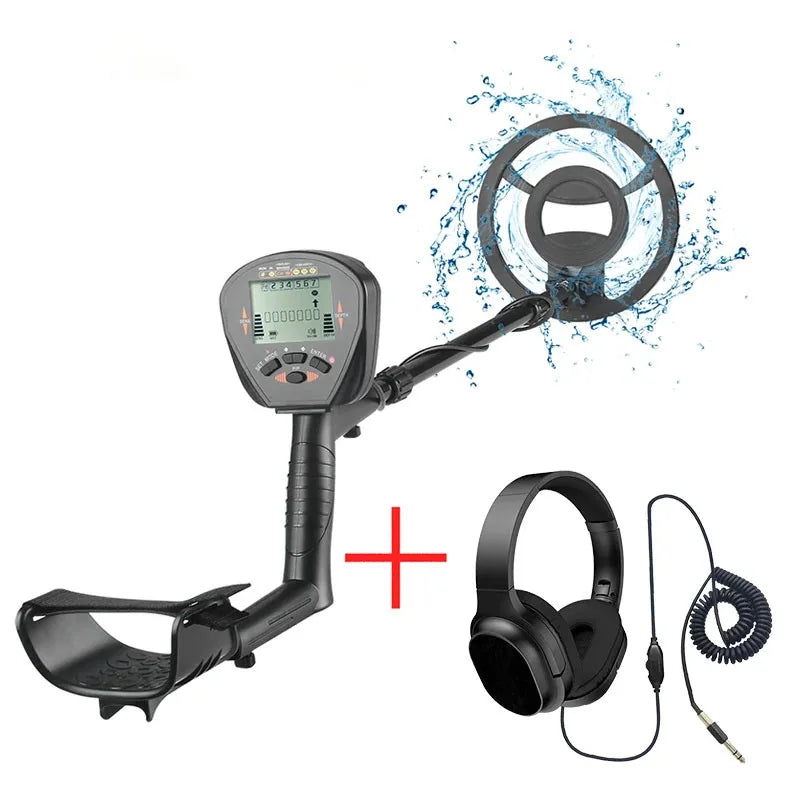 MD830 Metal Detector Underground Depth 2.5m Scanner Search High precision Gold Detector Treasure Hunter Detecting Pinpointer Peaceful Pleasures Health and Wellness With earphone