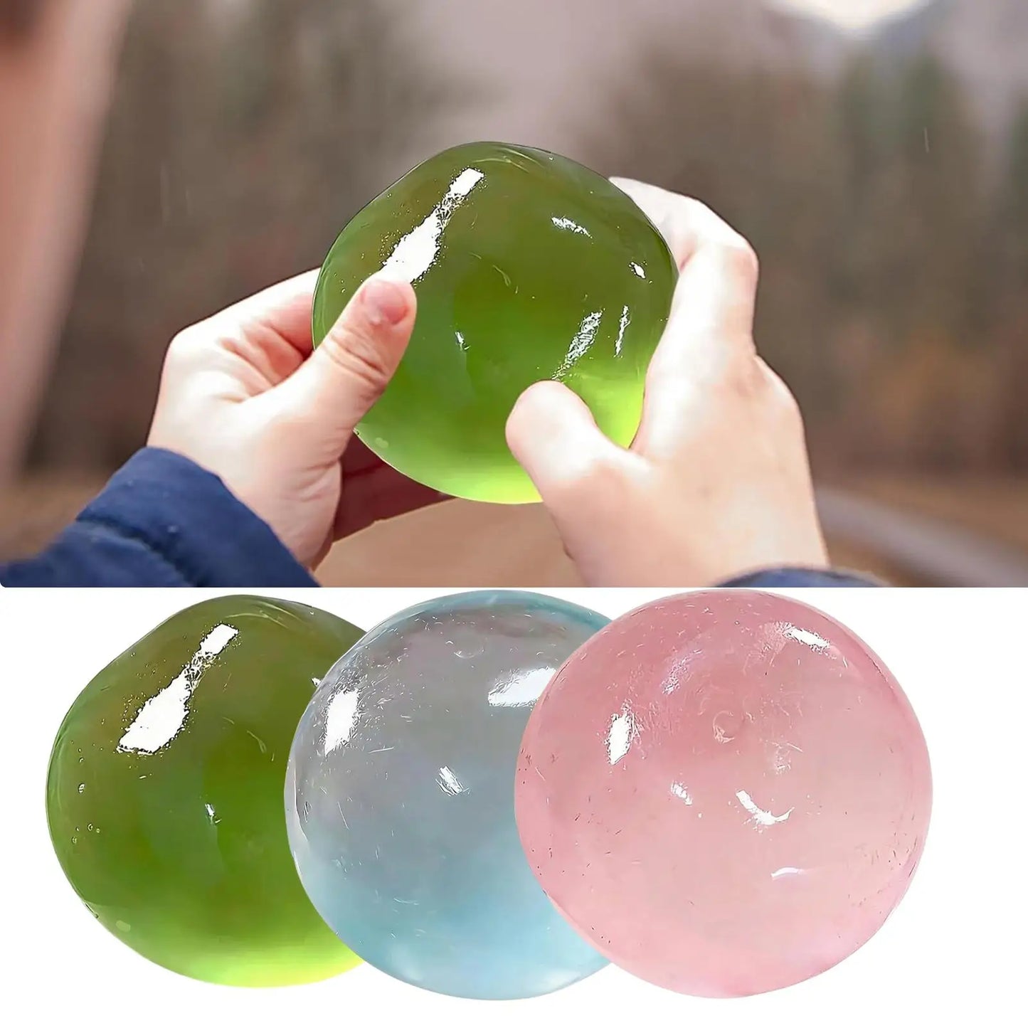 Squishy Stress Ball Fidget Toy – Soft Slow-Rise Squeeze Ball