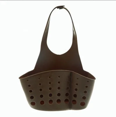 Kitchen Sink Hanging Drain Basket | Soap & Sponge Organizer
