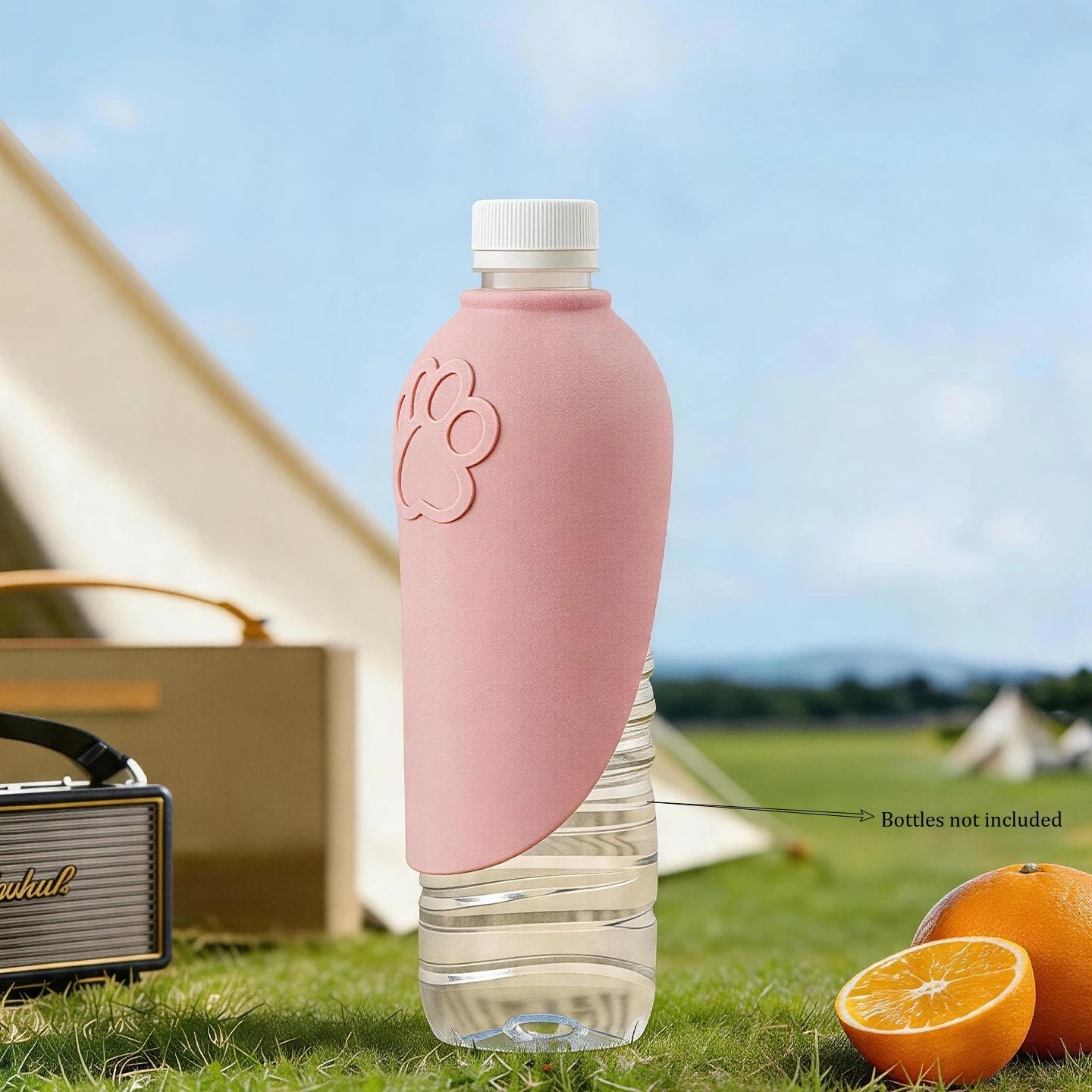 Portable Dog Water Bottle – Leakproof Silicone Pet Travel Feeder