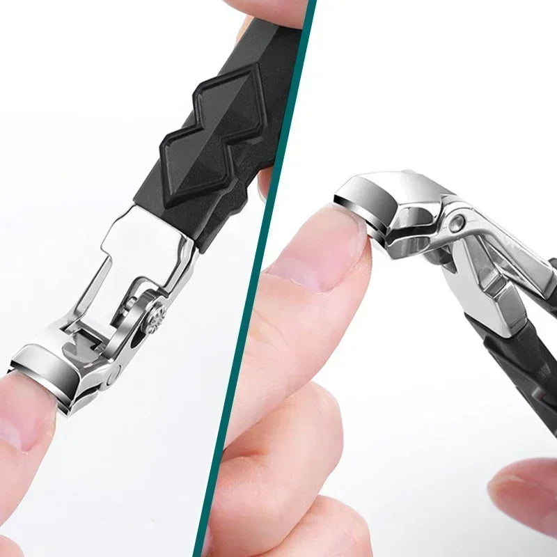 New Anti-Splash Nail Clippers Large Thick Hard Special Nail Clippers Diagonal Pliers Nail Scissors Household Manicure Tools Peaceful Pleasures Health and Wellness
