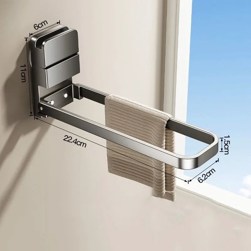 Detachable Towel Rack | Damage-Free, Space-Saving, Moisture-Resistant