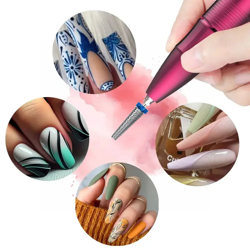 Five-in-one Nail Polishing Head for Removing Nail Polish Polishing Nail Chips and General Nail Polishing Machine Use Peaceful Pleasures Health and Wellness