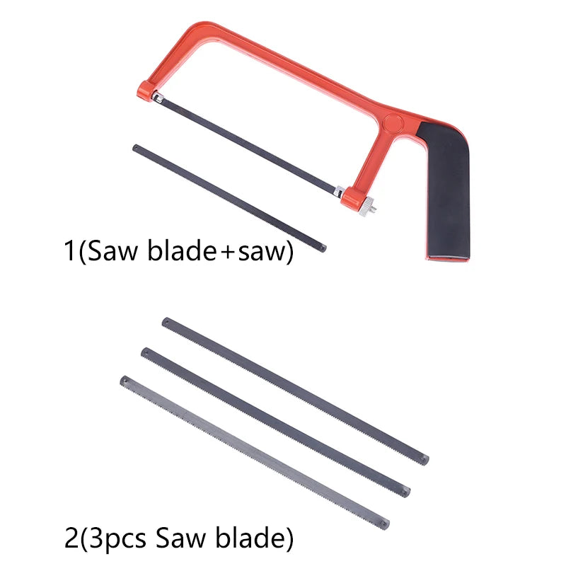 6-Inch Mini Hacksaw | Adjustable Wood & Metal Hand Saw