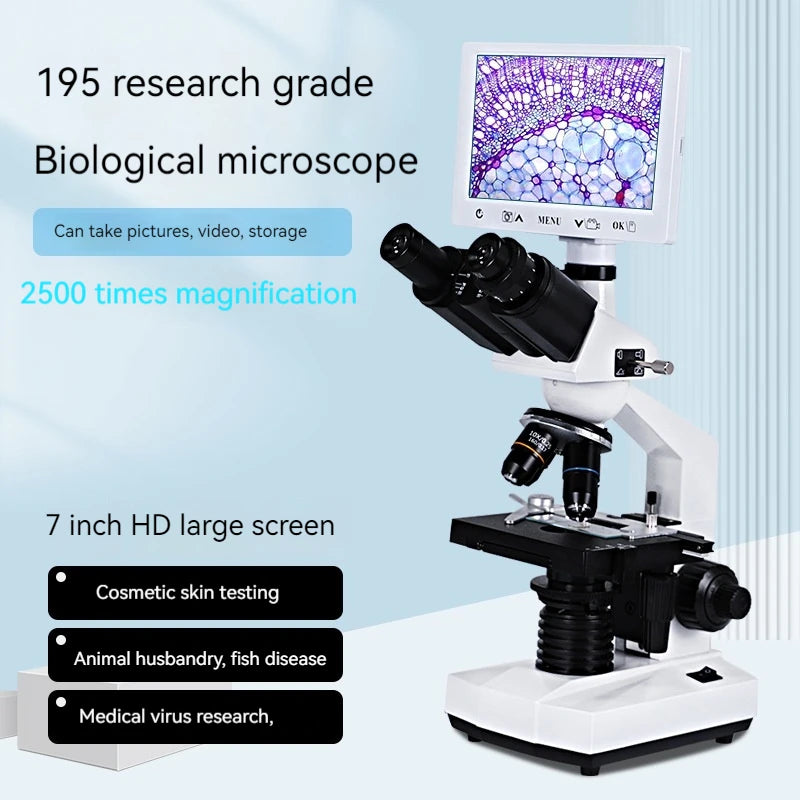 Binocular Electron Microscope Laboratory Research Microscope Maintenance Beauty Electronic Magnifying Glass Peaceful Pleasures Health and Wellness