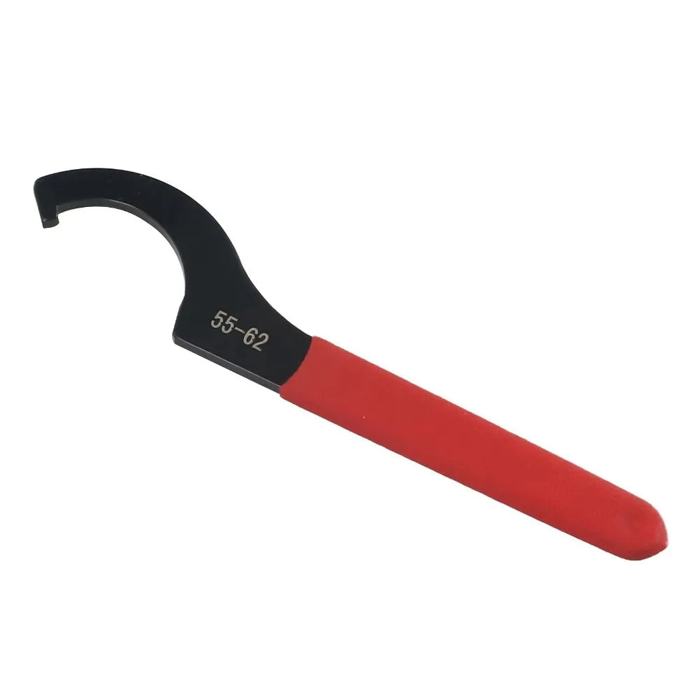 45-48HRC Hook Wrench Spanner Anti Slip Handle For Round Nut C Wrench Tools Type 38-42mm/45-52mm/55-62mm/68-72mm Black Oxidized Peaceful Pleasures Health and Wellness