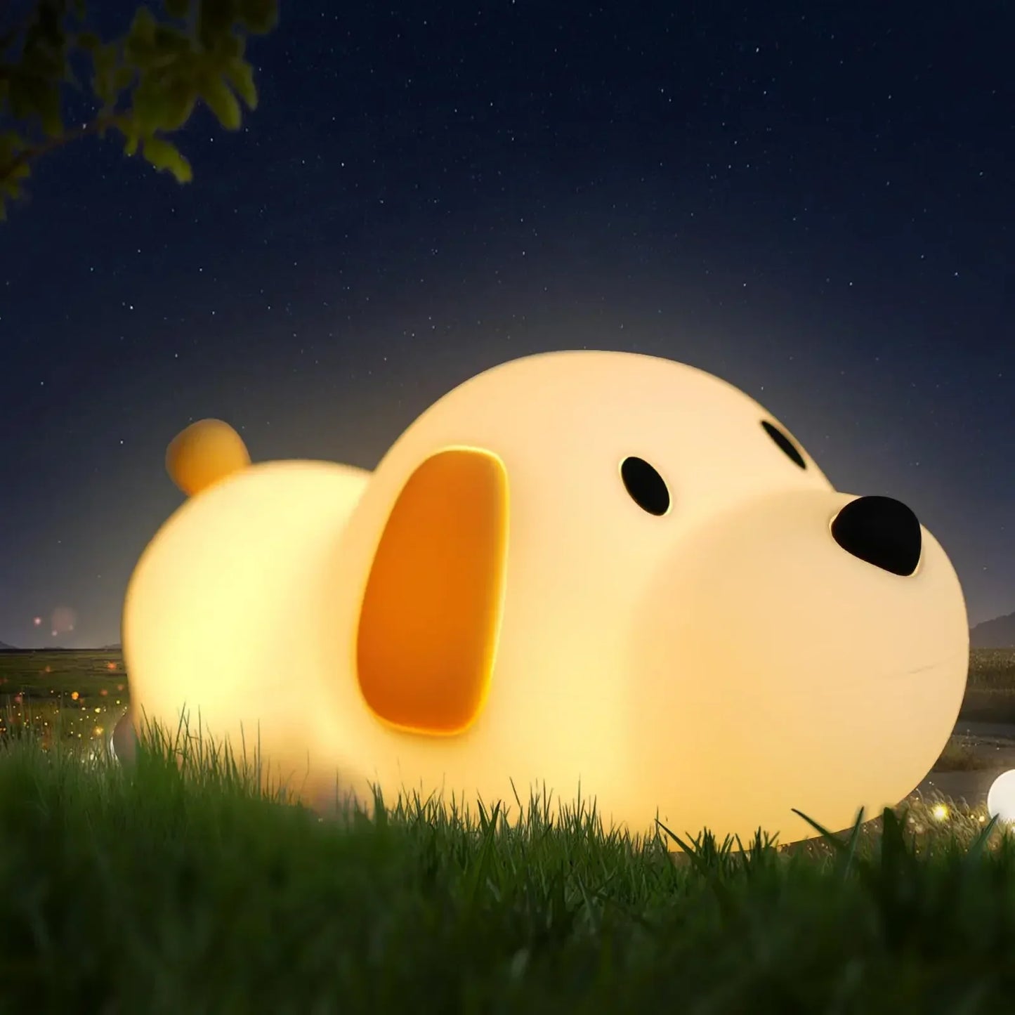 Animal Silicone Night Light – Rechargeable LED Kids Bedside Lamp